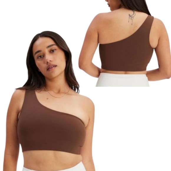 girlfriend collective Other - Girlfriend Collective Bianca One Shoulder Bra